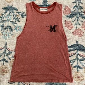 Project Social T Muscle Rust/Red Tank Top - Montville Equestrian Club